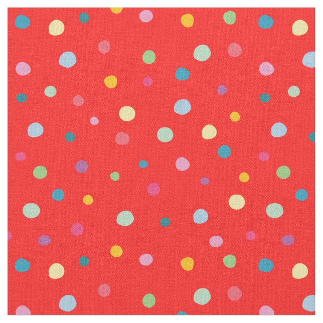 Niedliche farbenfrohe rote Farbtöne, modern für Ki Stoff (Nahaufnahme)