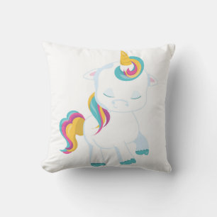 Niedliche Farbenfrohe Schlaf Baby Unicorn Kissen