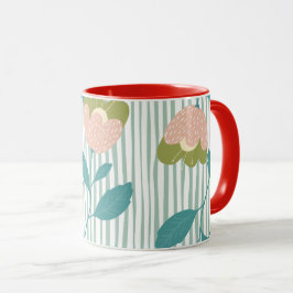 Niedliche farbenfrohe Sommerfeier Familienblau Tasse