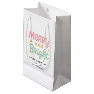 Niedliche Farbenfrohe Weihnachten Kleine Geschenktüte