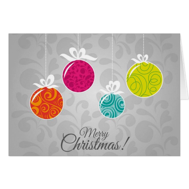 Niedliche, farbenfrohe Weihnachtsdekorationen (Vorderseite (Horizontal))