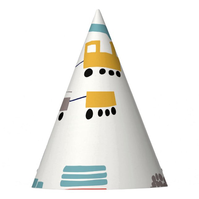 Niedliche, farbenfrohe Züge nahtlos. Partyhütchen (Vorderseite)