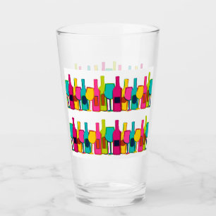 Niedliche Farbflaschen Glas