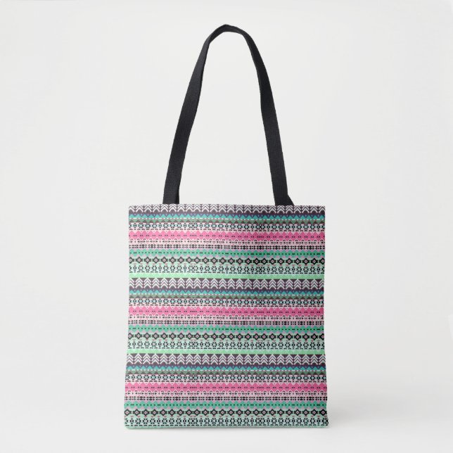 Niedliche, farbige Aztec-Muster (Vorderseite)