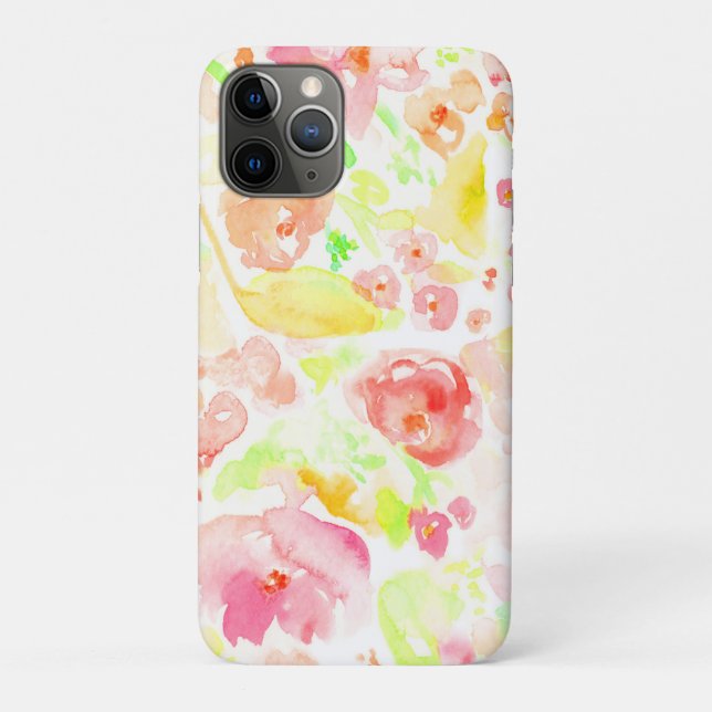 Niedliche farbige Blume Case-Mate iPhone Hülle (Rückseite)