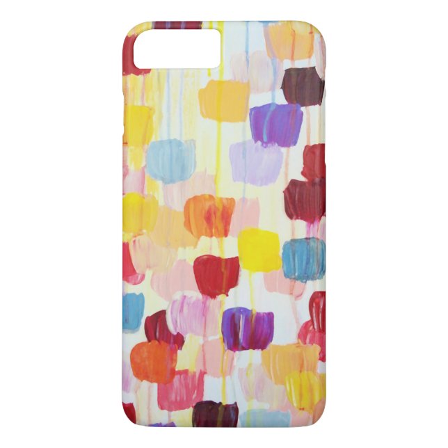 Niedliche farbige Blume Case-Mate iPhone Hülle (Rückseite)