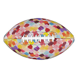 Niedliche farbige Blume Football