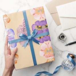 Niedliche farbige Blume Geschenkpapier