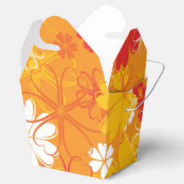 Niedliche farbige Daisy Illustration Blumenmuster Geschenkschachtel