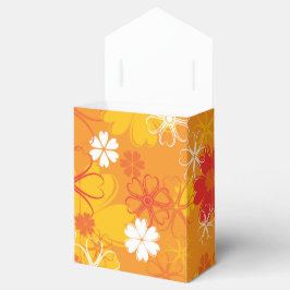 Niedliche farbige Daisy Illustration Blumenmuster Geschenkschachtel