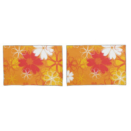 Niedliche farbige Daisy Illustration Blumenmuster Kissenbezug