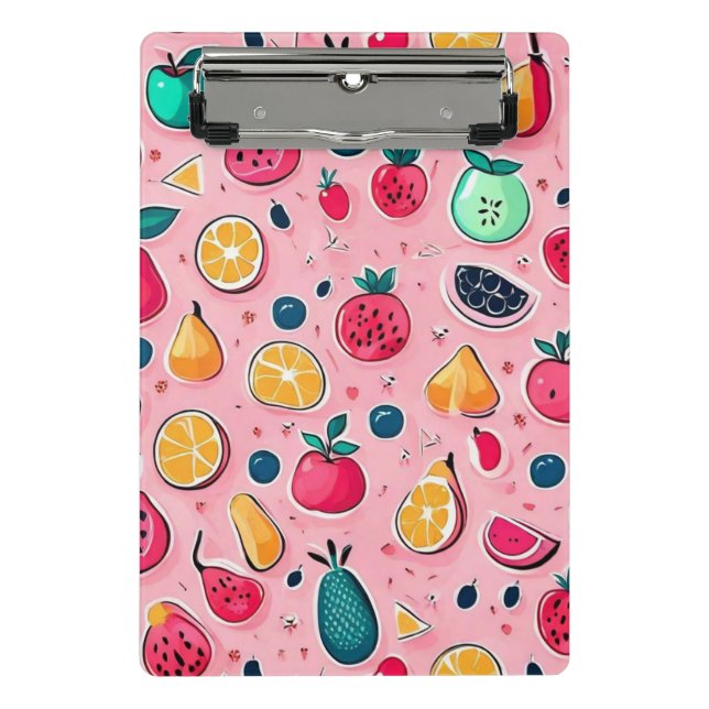 Niedliche, farbige Eistöcken Mini Klemmbrett (Vorderseite)