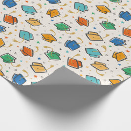 Niedliche Farbige Graduierung auf Creme und Tassel Geschenkpapier