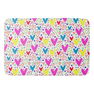 Niedliche farbige Herzen Muster Case-Mate iPhone G Badematte
