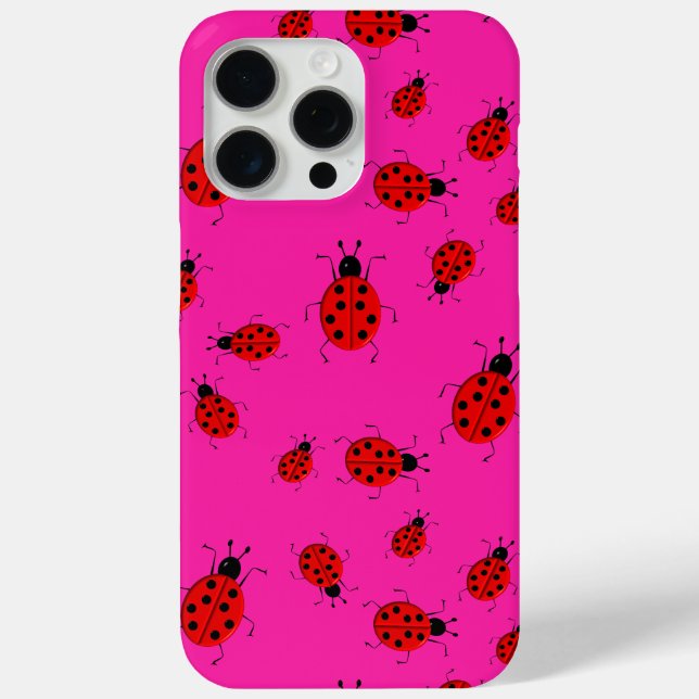 Niedliche farbige Ladybugs Clip art Case-Mate iPho iPhone Hülle (Rückseite)
