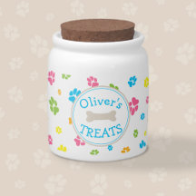 Niedliche Farbige Paw-Drucke Mustername Dog-Lecker