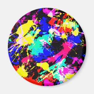 Niedliche farbige Spritzer-Lackkarosse Magnet
