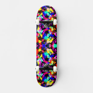 Niedliche farbige Spritzer-Lackkarosse Skateboard