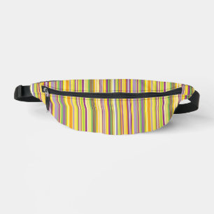 Niedliche, farbige Streifen Bauchtasche