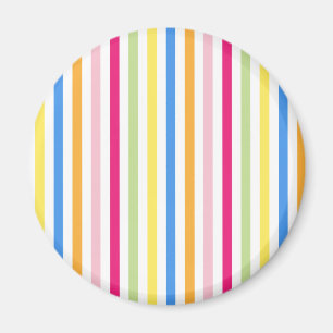 Niedliche, farbige Streifen Leggings Magnet