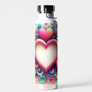 Niedliche farbige Valentinstag iPhone/iPad Gehäuse Trinkflasche