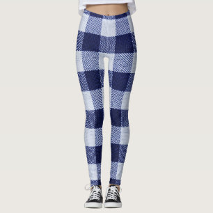 Niedliche Farbigkeit Kariert Leggings