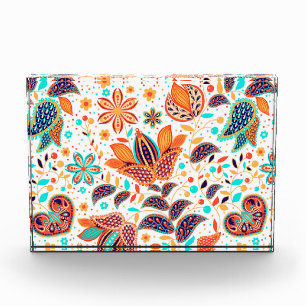 Niedliche Farbklassiker mit Blumenmuster Fotoblock