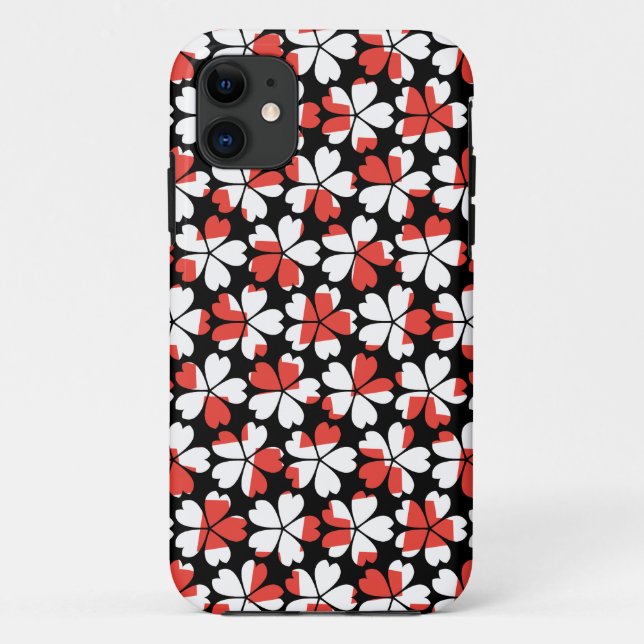 Niedliche Farbmuster für die Blume Case-Mate iPhone Hülle (Rückseite)