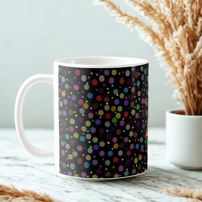 Niedliche Farbpunkte Kaffeetasse (Von Creator hochgeladen)