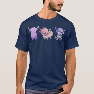 Niedliche Farm Animal Bauer Gift Hairy Scottish Hi T-Shirt