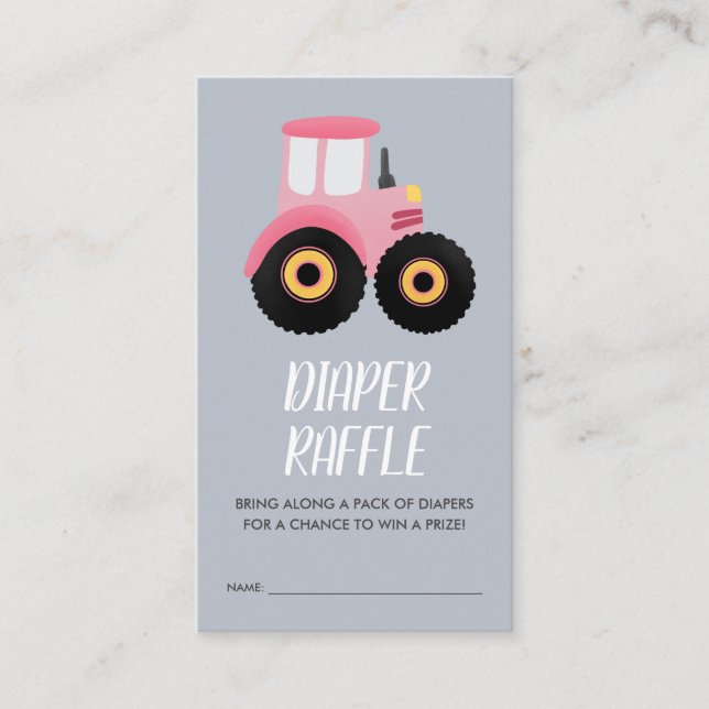 Niedliche Farm Girls Babydusche Windelwanne Begleitkarte (Vorderseite)