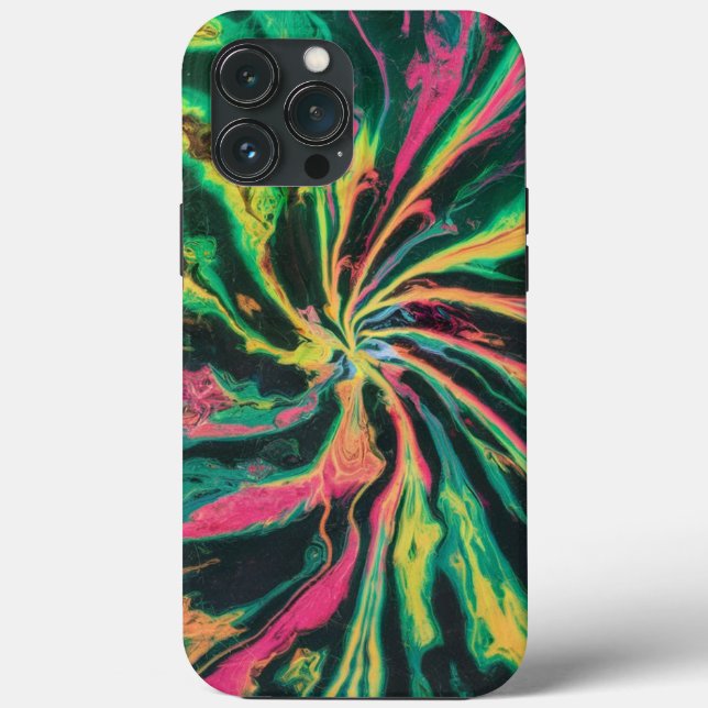 Niedliche Fashion Rainbow Gefärbte Krawatte Case-Mate iPhone Hülle (Rückseite)