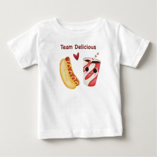 Niedliche Fast Food - Käwaii Junk Food Faces Baby T-shirt