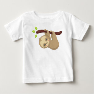 Niedliche Faultier, kleine Faultier, Baby Faultier Baby T-shirt