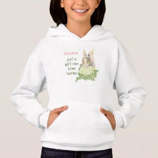 Niedliche Fee "Nur ein Mädchen, das Feen Lieben" Hoodie