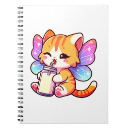 Niedliche Feenkatzenmilch Notizblock