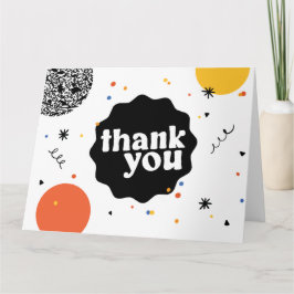 Niedliche Feier Dankeschön Karte