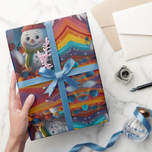 Niedliche Feiertage Geschenkpapier