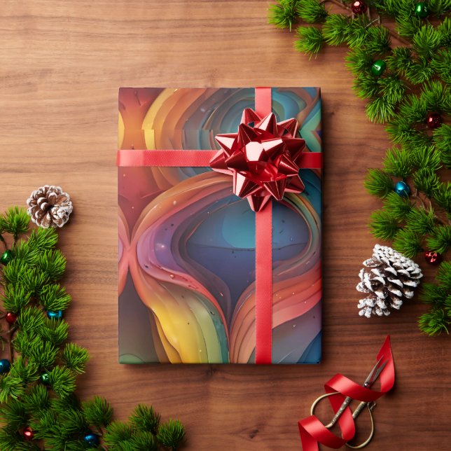 Niedliche Feiertage Geschenkpapier (Feiertagsgeschenk)