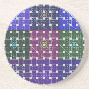 niedliche Felder Getränkeuntersetzer