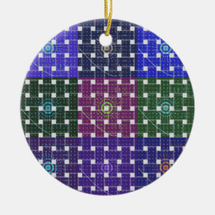 niedliche Felder Keramik Ornament