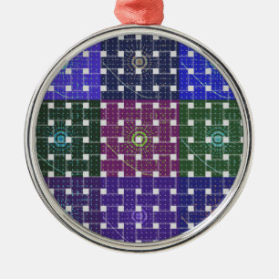 niedliche Felder Ornament Aus Metall