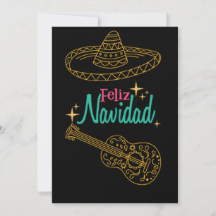 Niedliche Feliz navidad Feiertagskarte