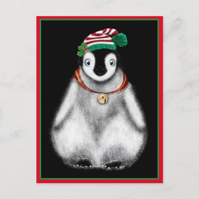 Niedliche Festtage Weihnachten Pinguin (Vorderseite)