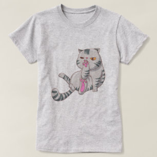 Niedliche Fettkatze T-Shirt