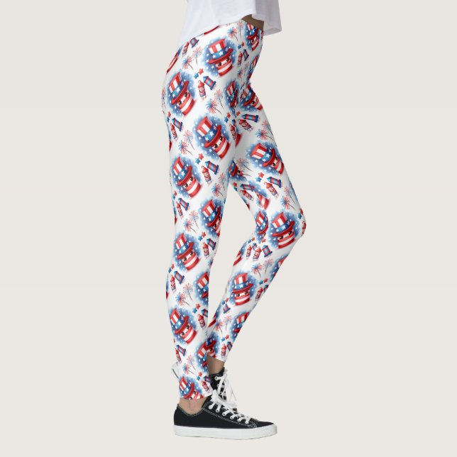 Niedliche Feuerwehr Leggings (Rechts)