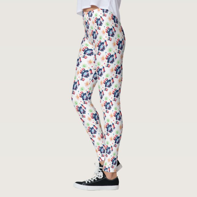 Niedliche Feuerwehr Leggings (Links)