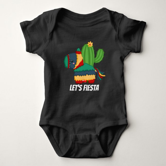 Niedliche Fiesta Baby Strampler (Vorderseite)