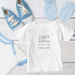 Niedliche First Edition benutzerdefinierbar Baby T-shirt
