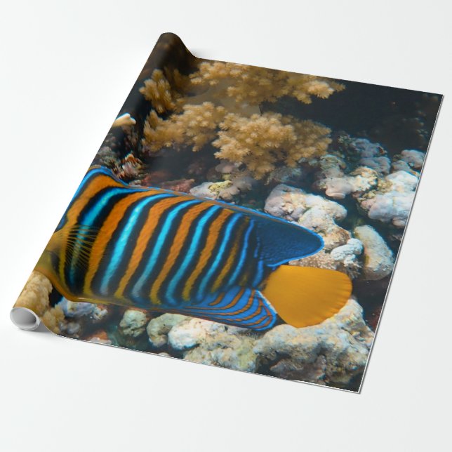 Niedliche Fische Geschenkpapier (Ungerollt)